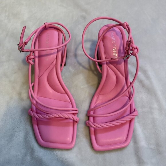 NEW Marc Fisher Malyn Sandals in Pink - Picture 2 of 5
